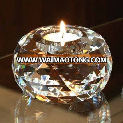 2017 hotsale home decoration crystal tealight candle holder