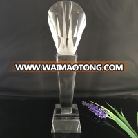 horseshoe shaped crystal hand holder trophy (JHCT006)