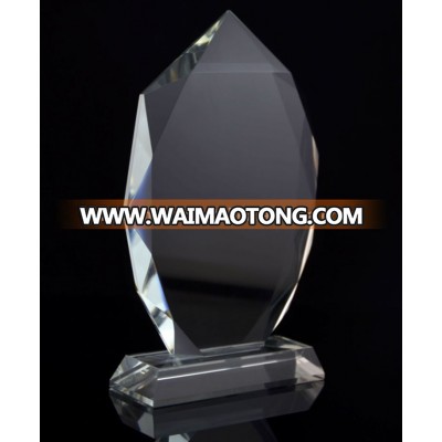 Handmade crystal glass souvenir crystal shield award