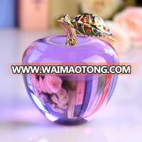 purple vivid apple model crystal apple